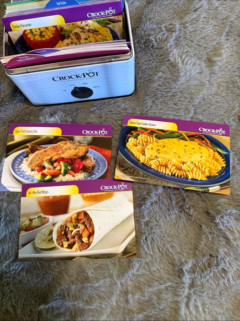 Silver Recipe Card Collection Box - Picture 6 of 9